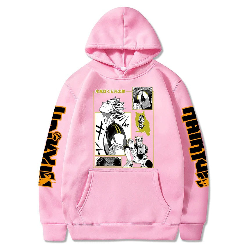 Haikyuu Volleyball Boy Hooded Sweatshirt