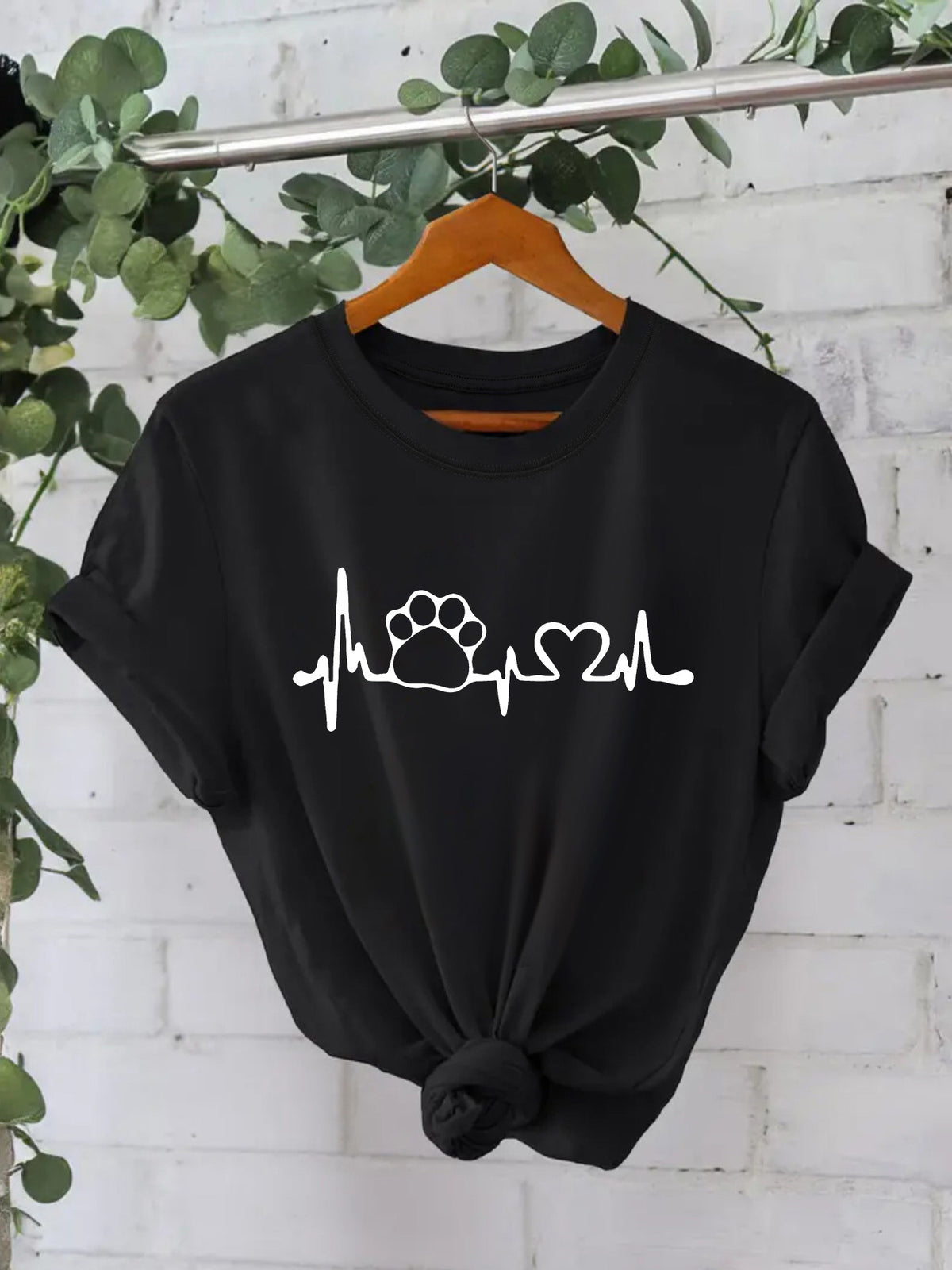 Pet Love New Round Neck Loose Short Sleeve