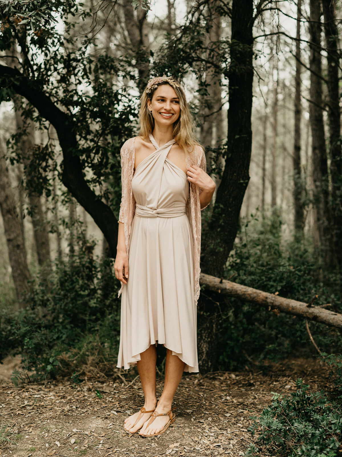 INFINITY MIDI DRESS