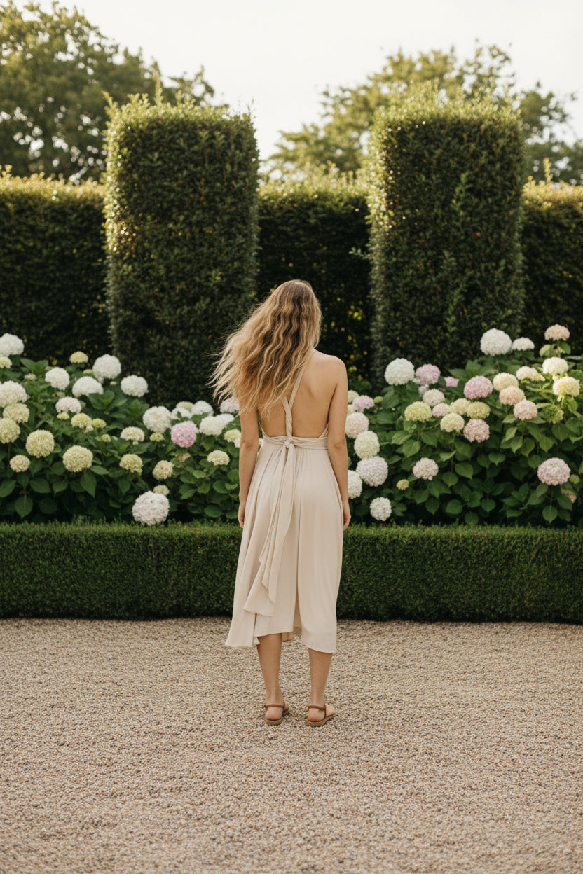 INFINITY MIDI DRESS