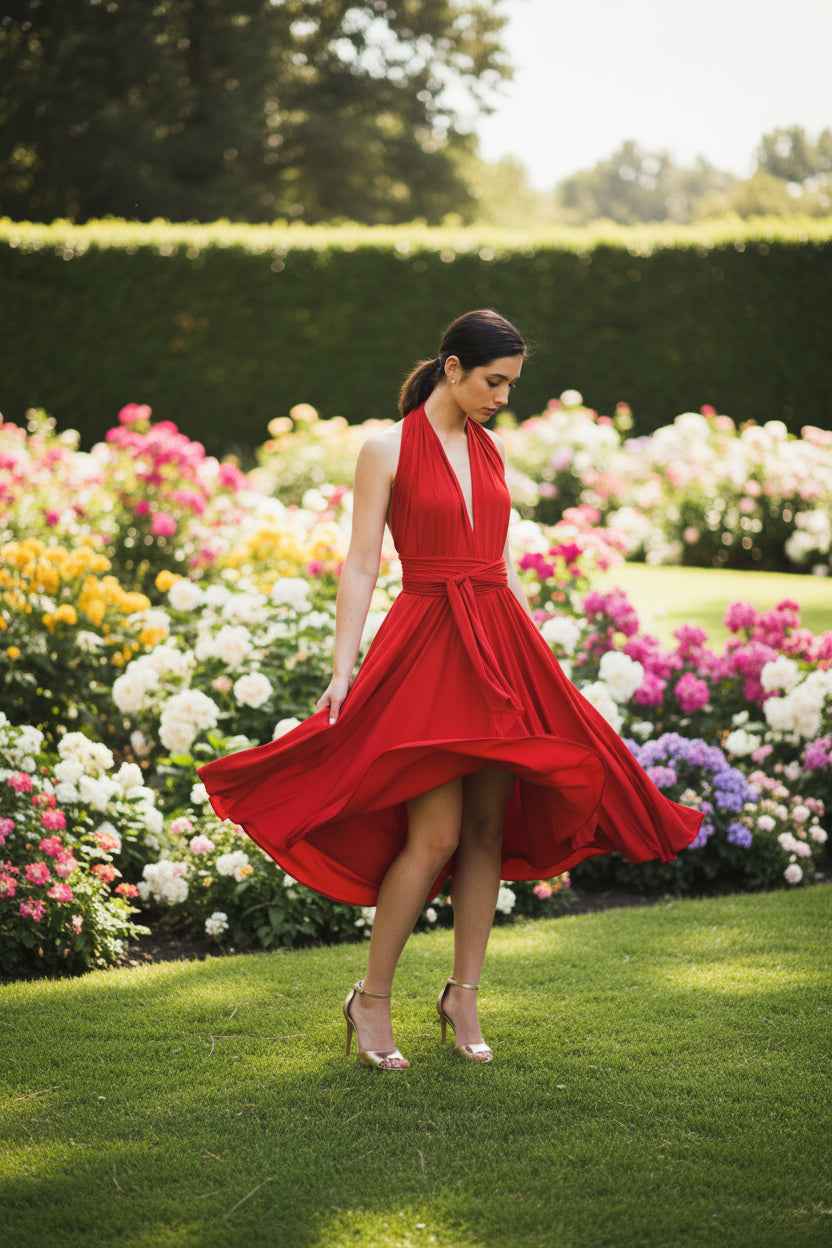 INFINITY MIDI DRESS