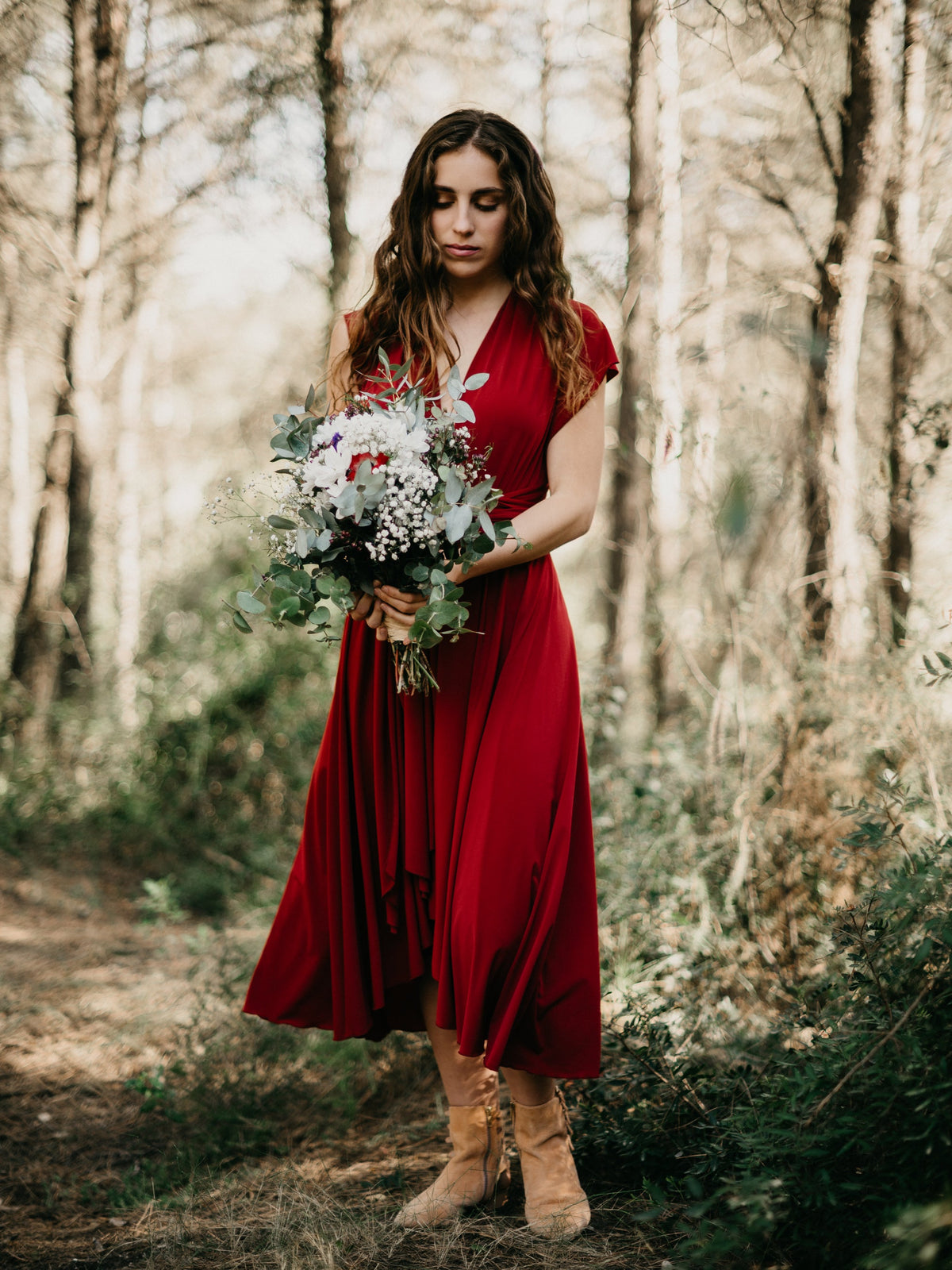 INFINITY MIDI DRESS