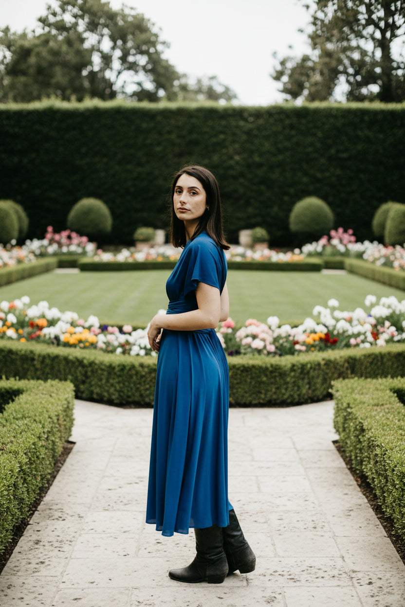 INFINITY MIDI DRESS