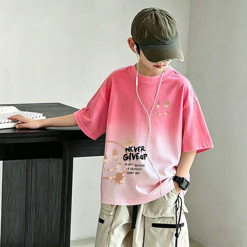 Children's Boy Short Sleeve T-Shirt Top