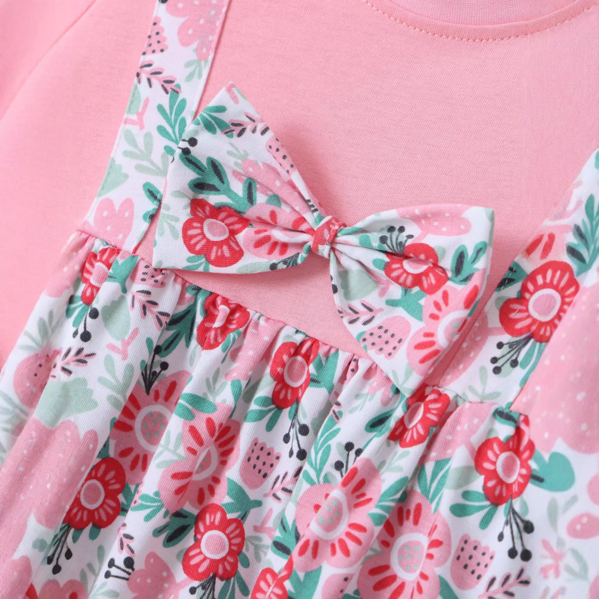Girls' Dress Cartoon Bow Kids Dress Princess Dress