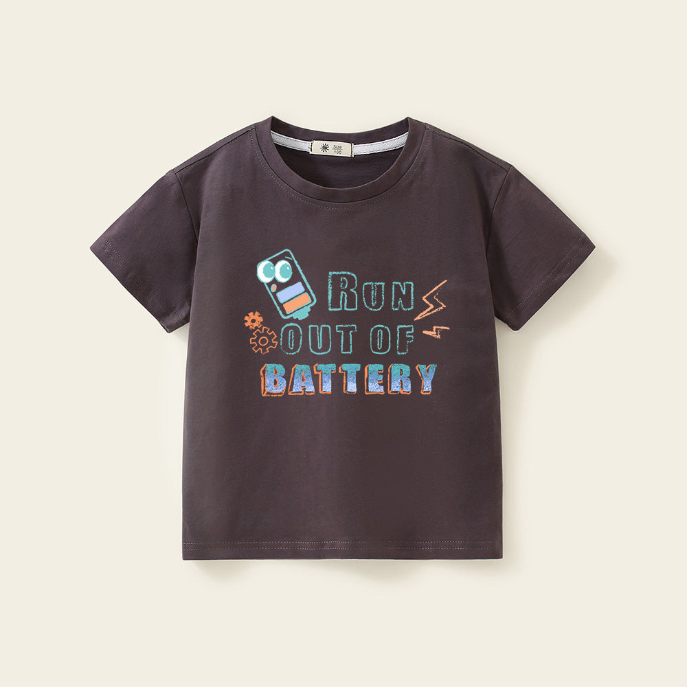 Cute Boy Short Sleeve T-Shirt