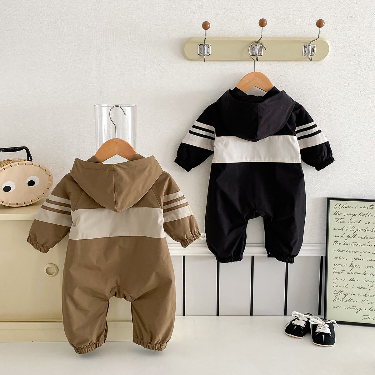 Baby Boy Overall Autumn Outfit Infant Clothes Fall Jacket Baby Boy Windbreaker Outdoor Wear Crawling Suit