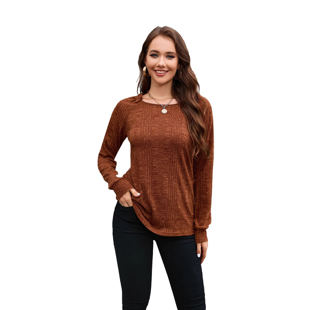 Long Sleeve Round Neck Top