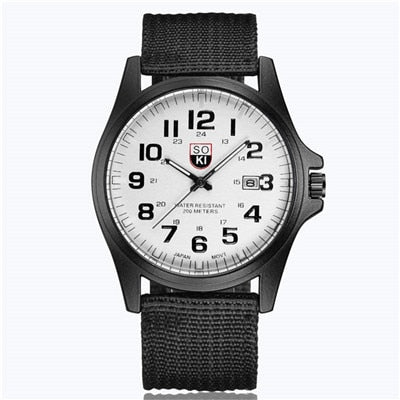 SOKI Sports Watches Man Fashion Casual Man Watch Luxury Men's Wristwatch Relogio Masculino Quartz Military Watch For Men