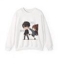 Crewneck Sweatshirt — Cute Cartoon 'Gimme 5 You Stupid Lad' Graphic