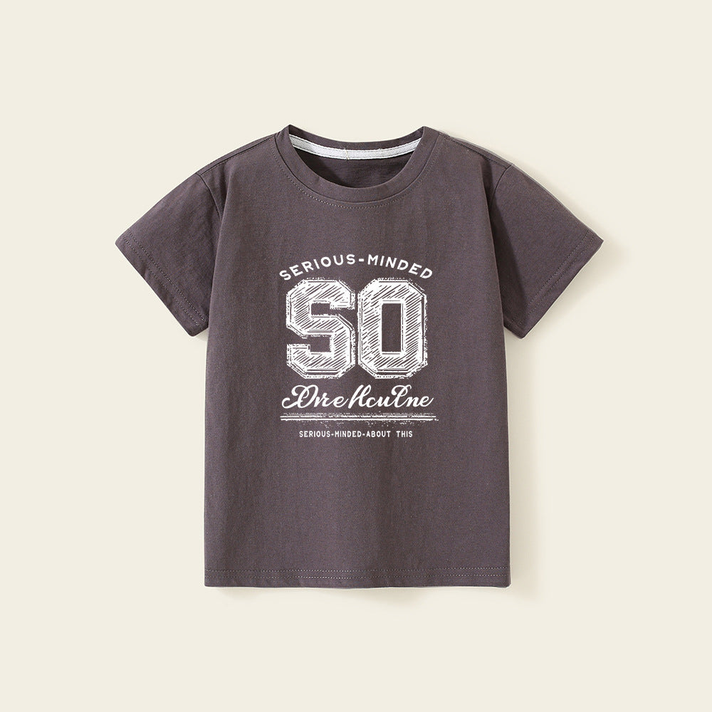 Kids T-Shirt Pure Short Sleeve Boy