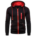 Zip-Front Hooded Fleece Sweatshirt
