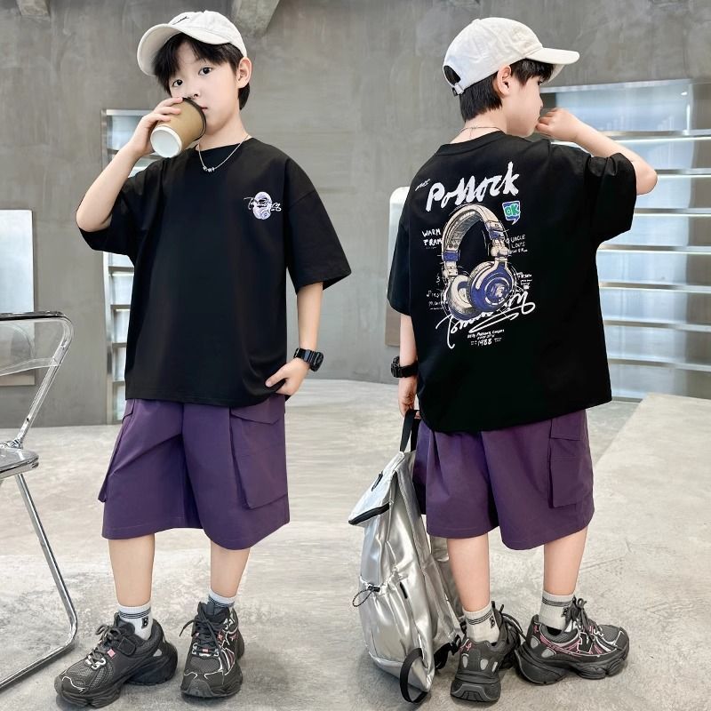 Cotton Short Sleeve T-Shirt for Boy