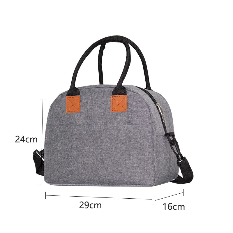 New Thermal Insulation Bag Large Oxford Cloth Bento Bag Outdoor Womens Portable Thermal Insulation Bag
