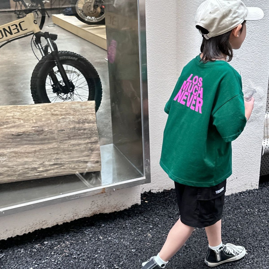Kids Boy Short Sleeve Cotton T-Shirt