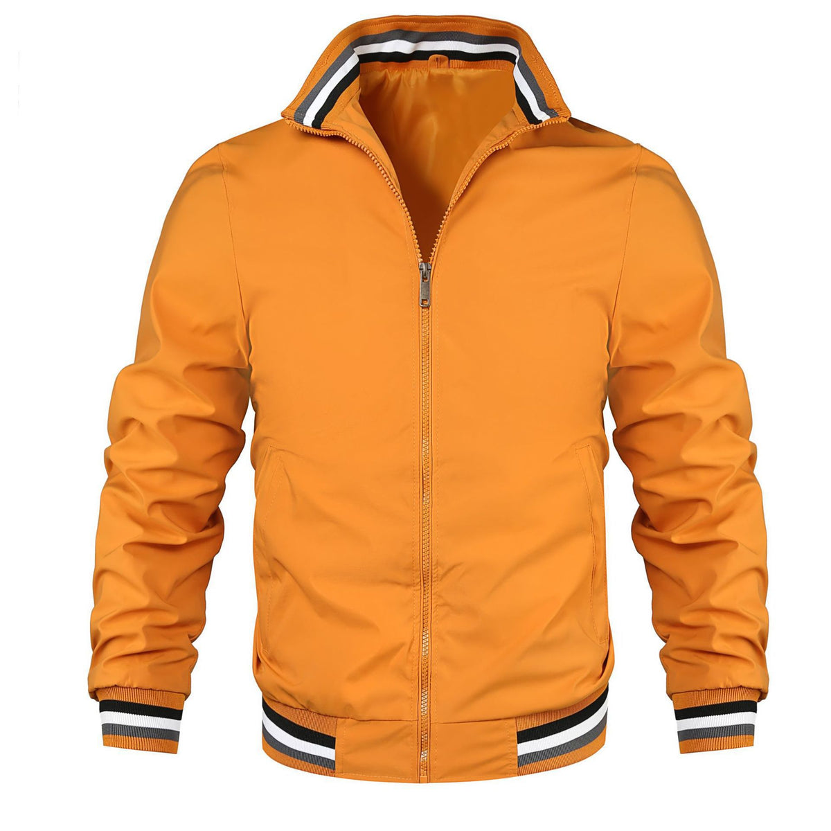 Men’s Casual Zip-Up Flight Jacket