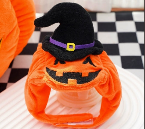 Pumpkin Pet Costume or Hat