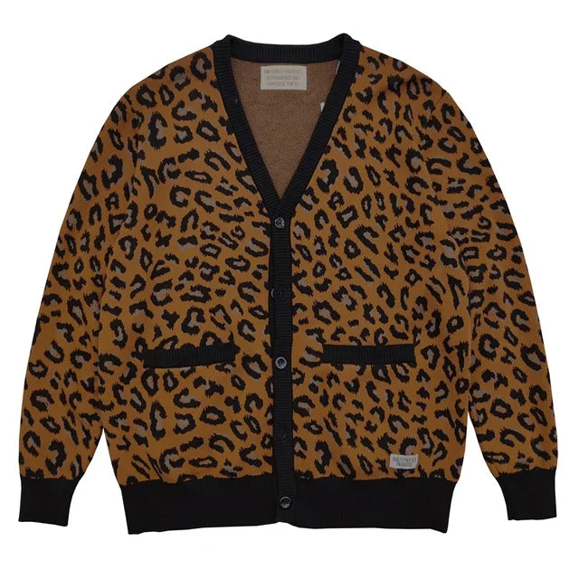 Sweaters Best Quality Knitted Jacquard V-neck Cardigan Mens Womens Loose Casual Wool jumper