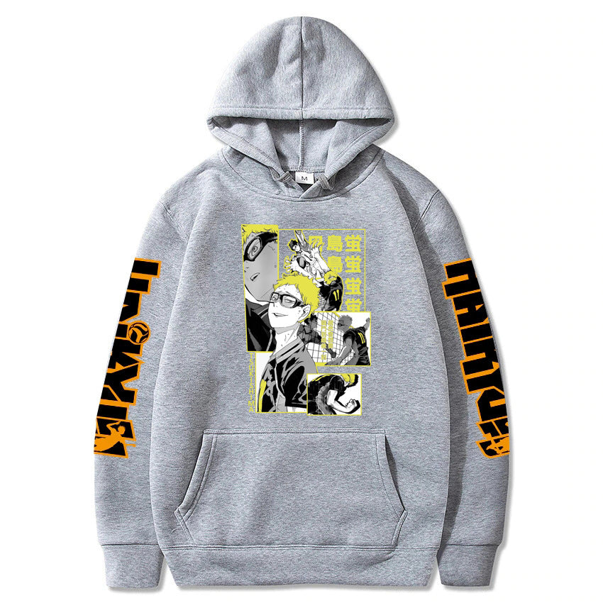 Haikyuu Volleyball Boy Loose Hooded Sweatshirt