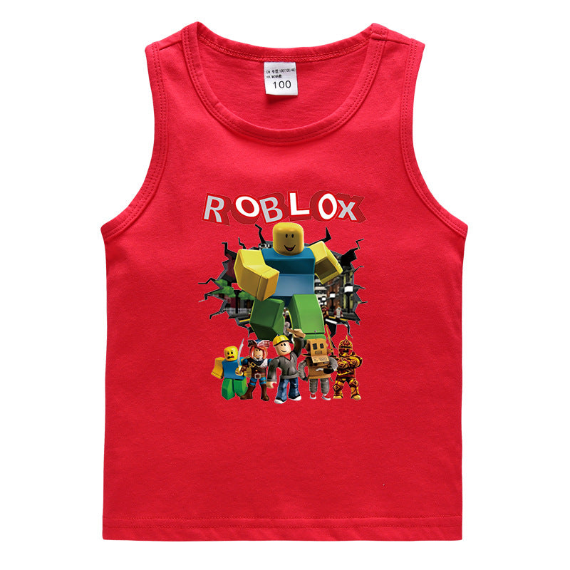 Sports boy sleeveless sweatshirt