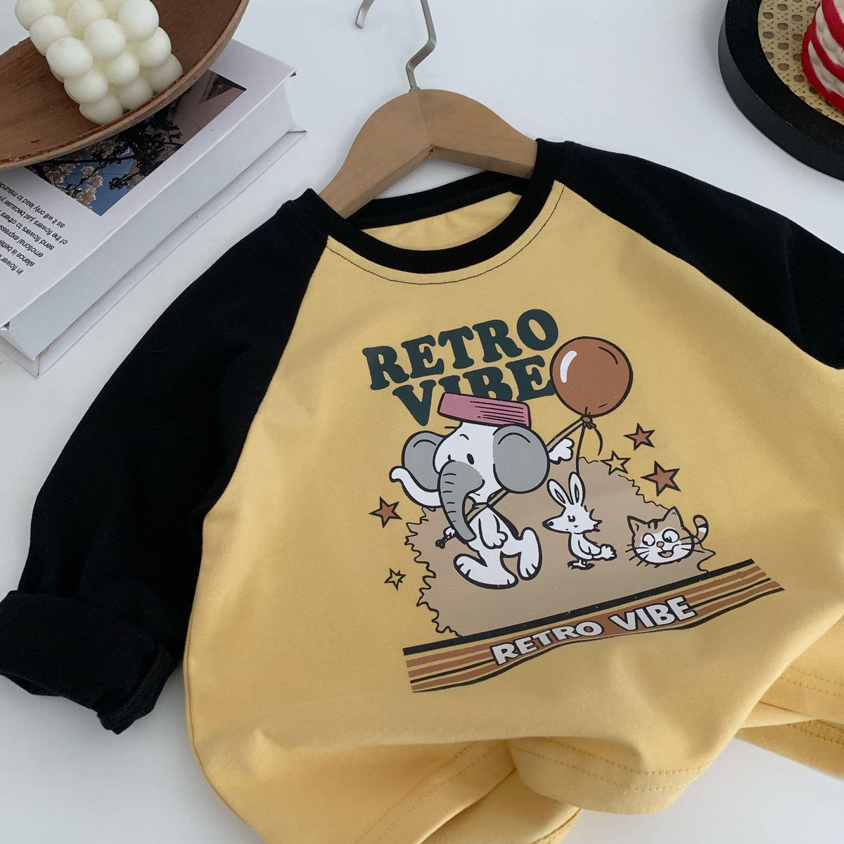 Cartoon Elephant Boy Long Sleeve