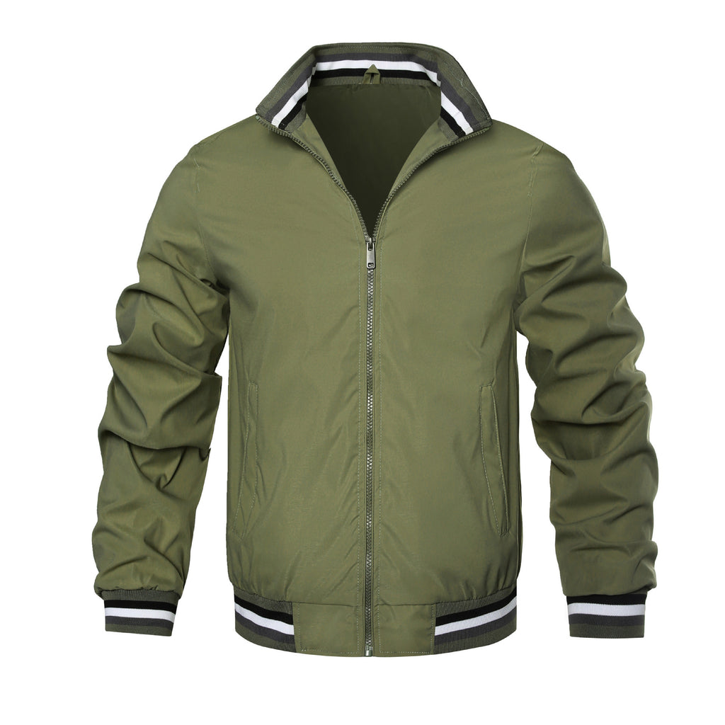 Men’s Casual Zip-Up Flight Jacket
