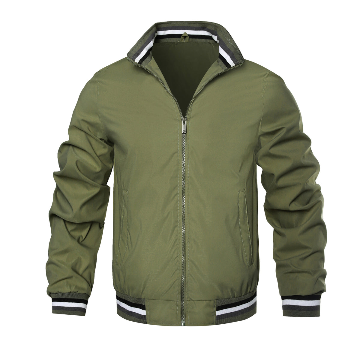 Men’s Casual Zip-Up Flight Jacket