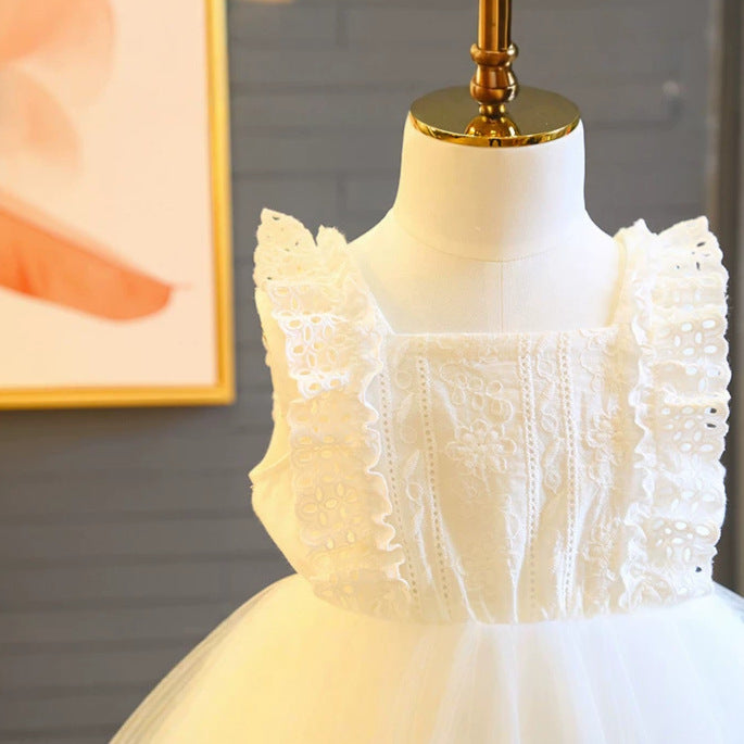 Charming Sleeveless Dress for GirlsPrincess Dress, Baby Puffy Dress