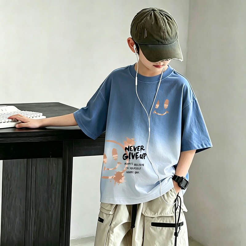 Children's Boy Short Sleeve T-Shirt Top