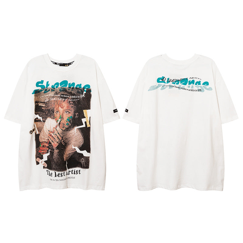 Drawing Boy Personalized Men's and Women's T-shirt