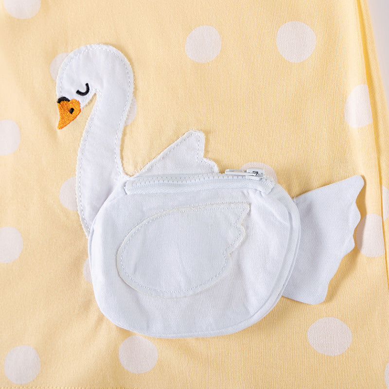 Children's Dress Cartoon Autumn Girls' Dress Cotton Kids Dress