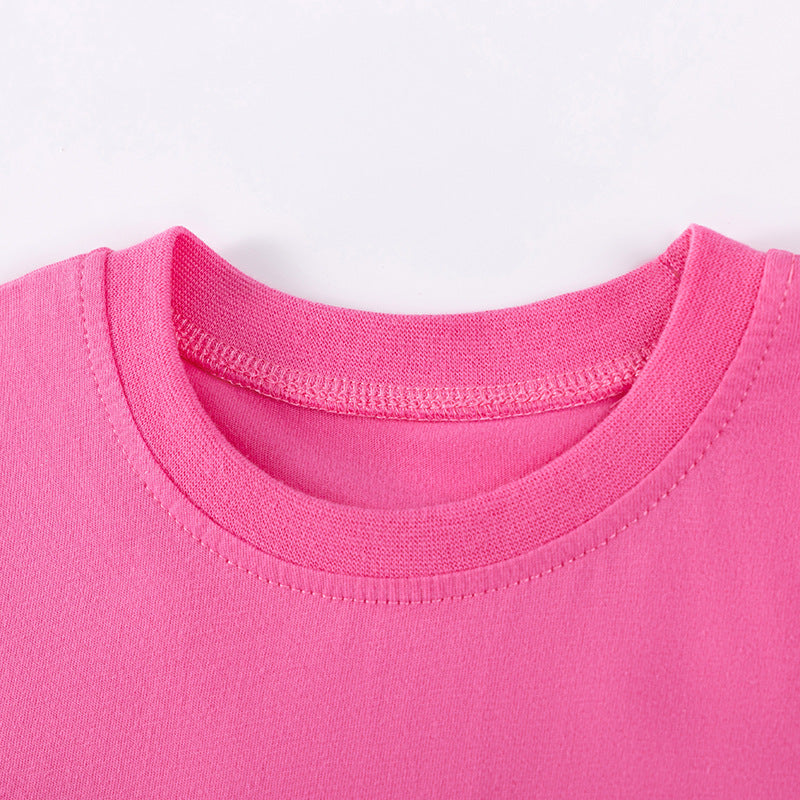 Girls' Dress Summer Short Sleeve Children's Dress Cute Princess Dress