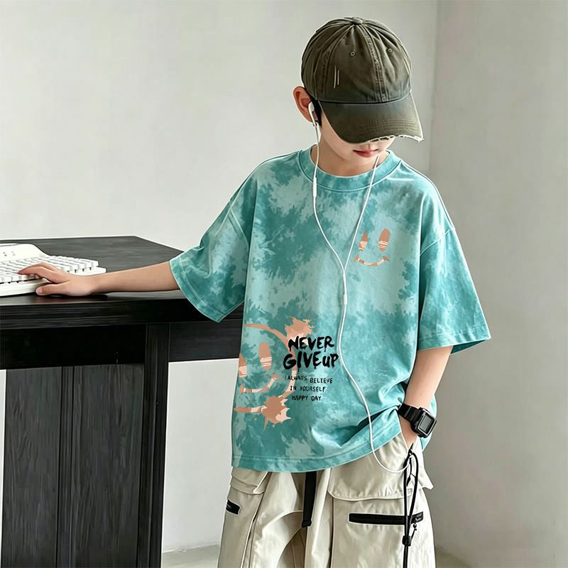 Children's Boy Short Sleeve T-Shirt Top