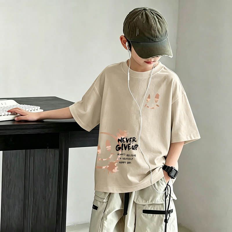 Children's Boy Short Sleeve T-Shirt Top