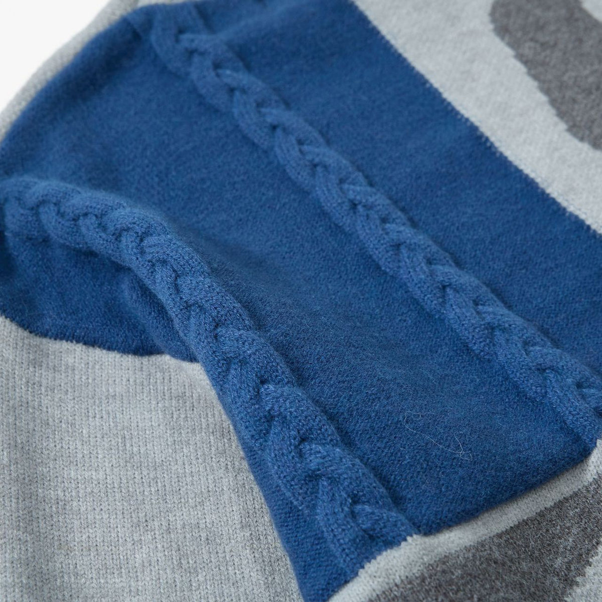Retro Colourblock Crew Neck Sweater