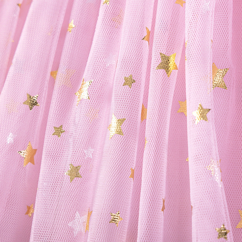 Summer Kids Dress Cute Tulle Baby Dress  Children's Princess Dress