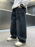 Boy Casual Straight Leg Jeans Pants