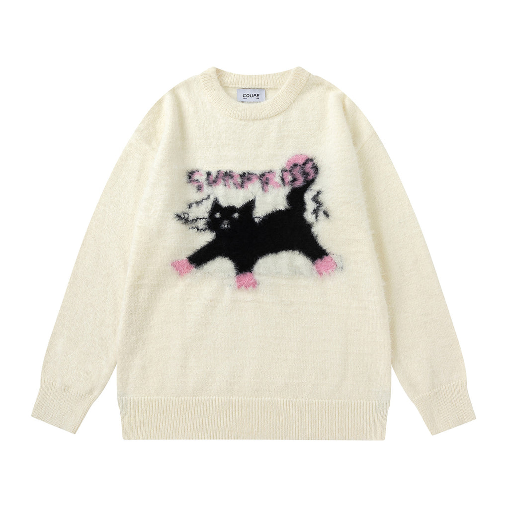 Cute Pet Cat Pattern Sweater