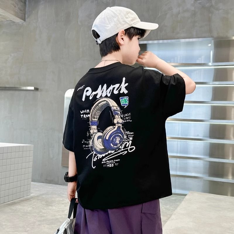 Cotton Short Sleeve T-Shirt for Boy