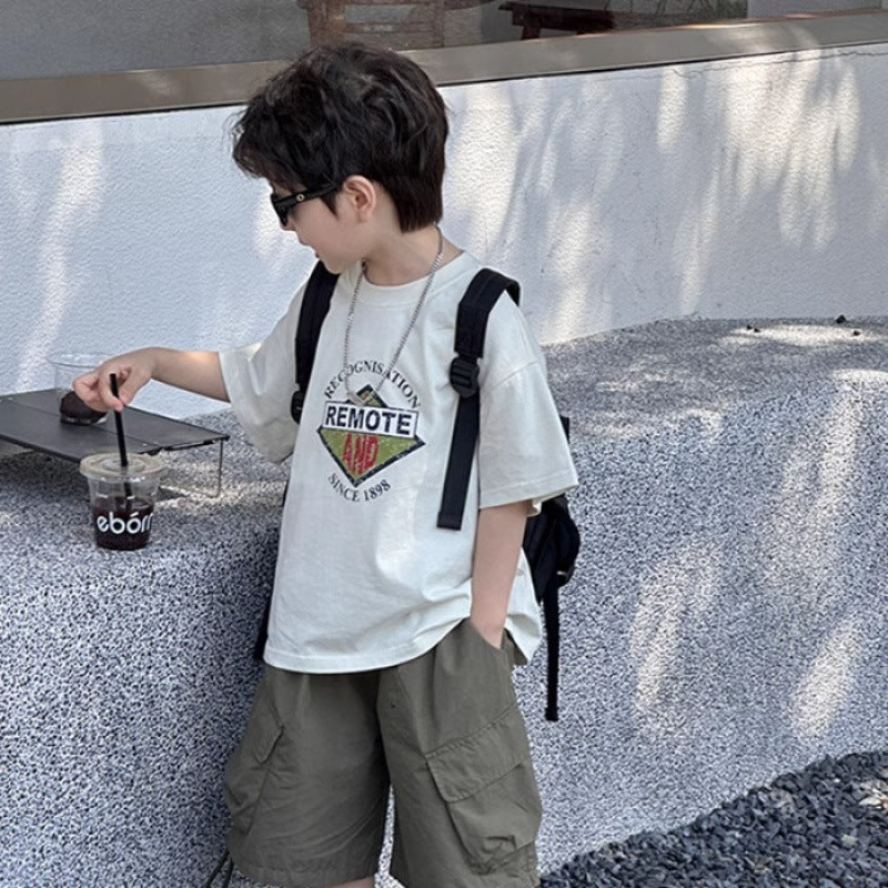 Children's Clothing Boy Short Sleeve T-Shirt