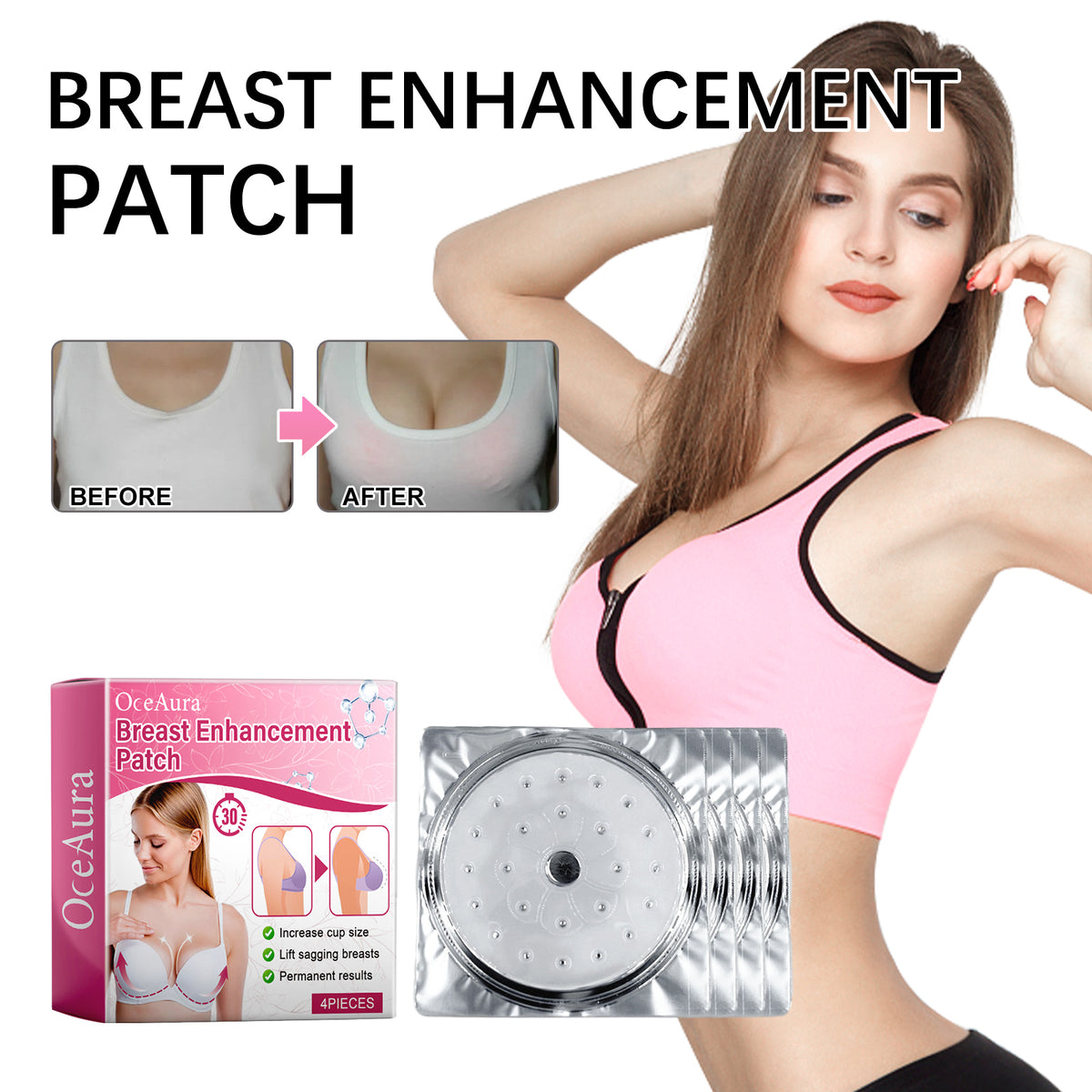 Breast Enhancement Patch, Lift Chest Firming And Plump Anti-Sagging And Firm Chest Care Tape