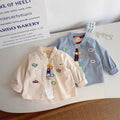Boy's Shirt  Kids White Dress Shirt Long Sleeve Boy Baby Top Korean Style