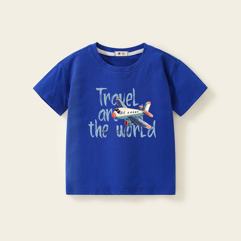 Cute Boy Short Sleeve T-Shirt