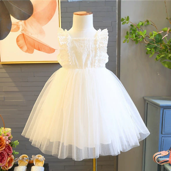 Charming Sleeveless Dress for GirlsPrincess Dress, Baby Puffy Dress