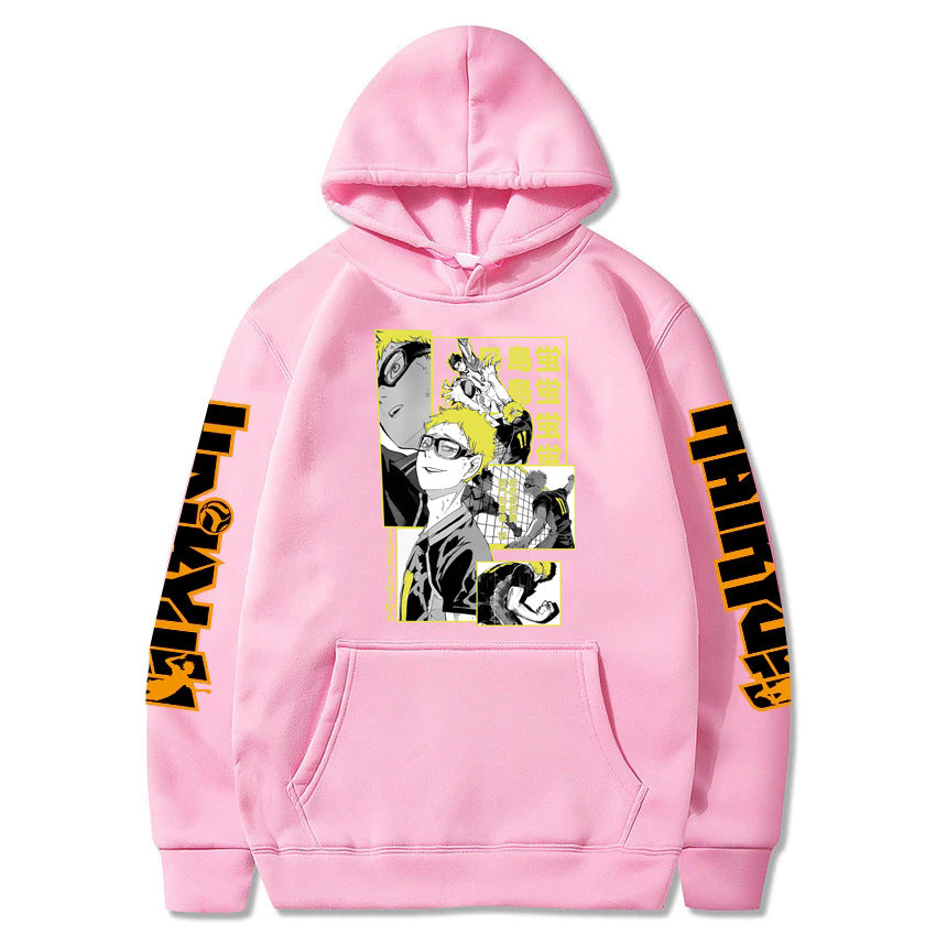 Haikyuu Volleyball Boy Loose Hooded Sweatshirt
