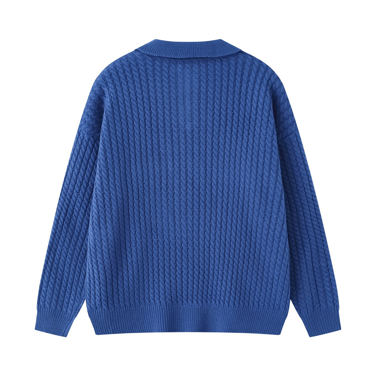 Half Zip Cable Knit Sweater