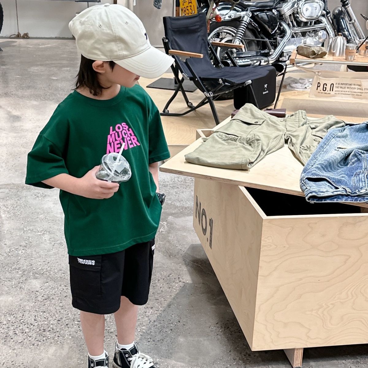 Kids Boy Short Sleeve Cotton T-Shirt