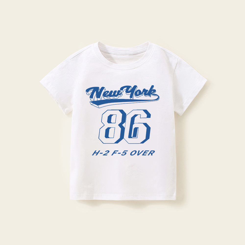 Kids T-Shirt Pure Short Sleeve Boy