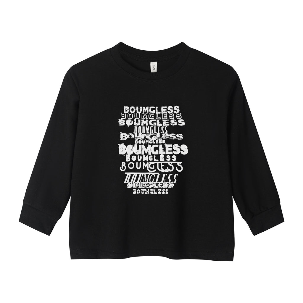 Children's Boy Pure Long Sleeve T-Shirt