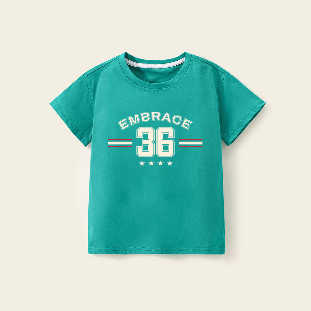 Kids T-Shirt Pure Short Sleeve Boy